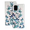 Samsung Galaxy A71 Etui Motiv Fjärilar på Hvitt