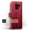Samsung Galaxy A8 2018 PlånboksEtui Blommor Rød