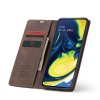 Samsung Galaxy A80 Etui Retro Flip Mörkbrun