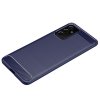 Samsung Galaxy A82 5G Deksel Børstet Karbonfibertekstur Blå