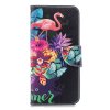 Samsung Galaxy J4 Plus Plånboksetui Motiv Flamingo och Blommor