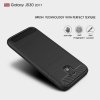 Samsung Galaxy J5 2017 MobilDeksel TPU Karbonfibertekstur Svart