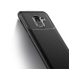 Samsung Galaxy J6 2018 MobilDeksel TPU Karbonfibertekstur Svart