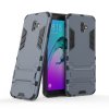 Samsung Galaxy J6 Plus Deksel Armor Stativ TPU Hardplast Mörkblå