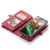 Samsung Galaxy Note 10 Mobilplånbok Löstagbart Deksel Rød