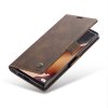 Samsung Galaxy Note 20 Etui Retro Flip Mörkbrun
