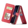 Samsung Galaxy Note 9 Mobilplånbok 14st Kortlomme Löstagbart Deksel Rød