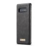 Samsung Galaxy S10 Mobilplånbok Delskinn Flip Löstagbart Deksel Svart
