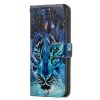 Samsung Galaxy S10 Plånboksetui Kortlomme Motiv Blå Tiger
