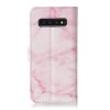 Samsung Galaxy S10 Plånboksetui Kortlomme Motiv Rosa Marmor