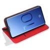 Samsung Galaxy S10 Plus MobilEtui Retro Skinntekstur Sömnad Rød