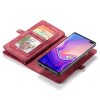 Samsung Galaxy S10 Plus Mobilplånbok Delskinn Löstagbart Deksel Rød