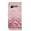 Samsung Galaxy S10 Plus Plånboksetui Kortlomme Motiv Rosa Glitter