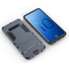 Samsung Galaxy S10 Deksel Armor Hardplast Stativfunksjon Mörkblå