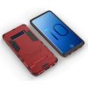 Samsung Galaxy S10 Deksel Armor HardPlast Stativfunksjon Rød