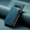 Samsung Galaxy S10 Deksel C20 Kortlomme Glidelås Blå