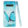 Samsung Galaxy S10 Deksel Motiv Blå Fjäril