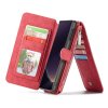 Samsung Galaxy S10E Mobilplånbok Delskinn Flip Löstagbart Deksel Rød