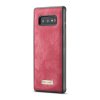 Samsung Galaxy S10E Mobilplånbok Delskinn Löstagbart Deksel Rød