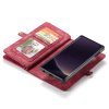 Samsung Galaxy S10E Mobilplånbok Delskinn Löstagbart Deksel Rød