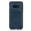Samsung Galaxy S10E Deksel med Kortlomme Mörkblå