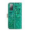 Samsung Galaxy S20 FE Etui Krokodillemønster Glitter Grønn
