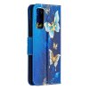 Samsung Galaxy S20 FE Etui Motiv Ljusblå Fjärilar