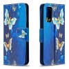 Samsung Galaxy S20 FE Etui Motiv Ljusblå Fjärilar