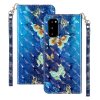 Samsung Galaxy S20 Etui Motiv Ljusblå Fjärilar