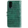 Samsung Galaxy S20 Plus Etui Krokodillemønster Grønn