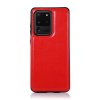 Samsung Galaxy S20 Ultra Deksel Utbrettbar Kortlomme Rød