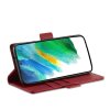 Samsung Galaxy S21 FE Etui med Kortlomme stativfunksjon Rød