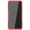 Samsung Galaxy S21 FE Deksel Dekkmønster Stativfunksjon Rød
