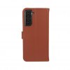 Samsung Galaxy S21 Etui Book Case Leather Brun
