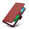 Samsung Galaxy S21 Etui med Kortlomme stativfunksjon Rød