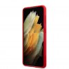Samsung Galaxy S21 Plus Deksel med Logo Rød