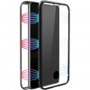 Samsung Galaxy S21 Deksel 360° Real Glass Case Svart Transparent