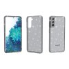Samsung Galaxy S21 Deksel Glitter Transparent Svart
