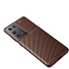 Samsung Galaxy S21 Ultra Deksel Karbonfibertekstur Brun