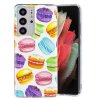 Samsung Galaxy S21 Ultra Deksel Selvlysende motiv Macarons