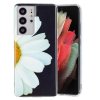 Samsung Galaxy S21 Ultra Deksel Selvlysende motiv Hvit Blomst