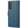 Samsung Galaxy S22 Etui med Kortlomme stativfunksjon Blå