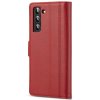 Samsung Galaxy S22 Etui med Kortlomme stativfunksjon Rød