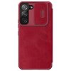 Samsung Galaxy S22 Etui Qin Series Rød
