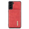 Samsung Galaxy S22 Plus Deksel M1 Series Avtakbart Kortholder Rød