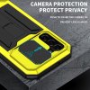 Samsung Galaxy S22 Deksel Metall Støtsikker Kamerabeskyttelse Gul