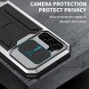 Samsung Galaxy S22 Deksel Metall Støtsikker Kamerabeskyttelse Sølv