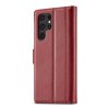 Samsung Galaxy S22 Ultra Etui med Kortlomme flipp Rød