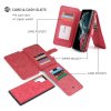 Samsung Galaxy S22 Ultra Etui Mobil lommebok Avtagbart Deksel Rød