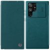 Samsung Galaxy S22 Ultra Etui Qin Series Grønn